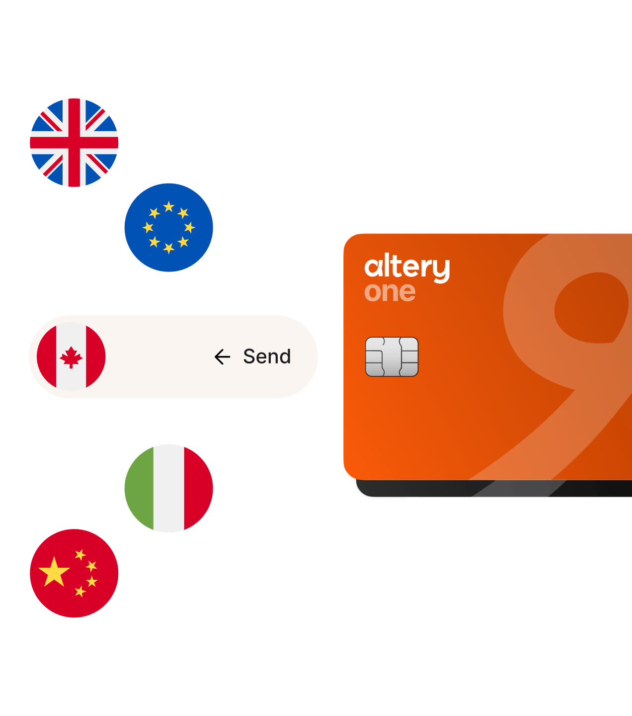Send money illustration for Aruba
